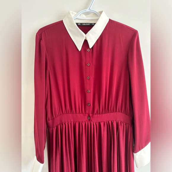 Zara pleated dress Xl - Picture 6 of 10